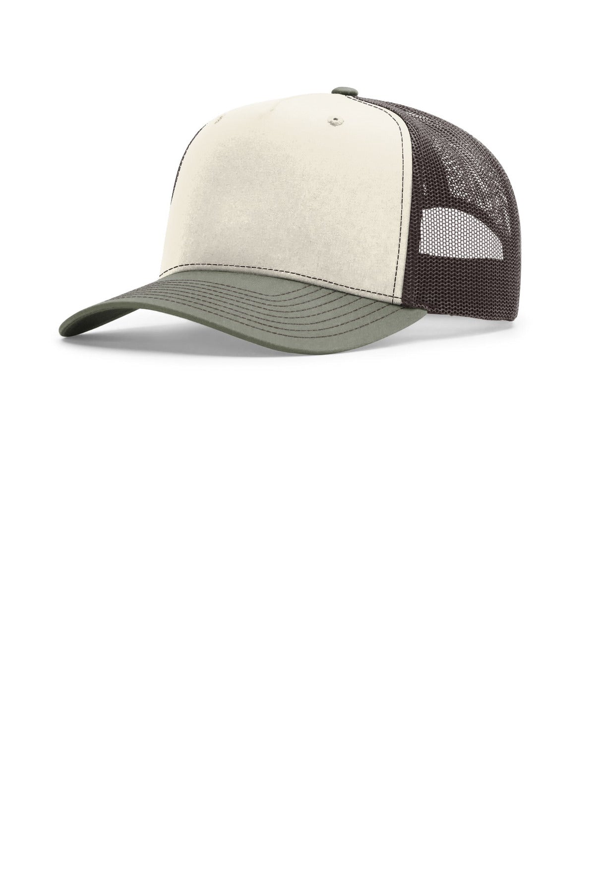 Richardson Five-Panel Champ Trucker 112FPC - Birch/ Brown/ Loden - OSFA