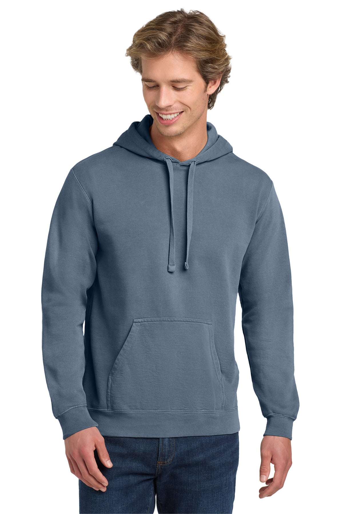 COMFORT COLORS ® Ring Spun Hooded Sweatshirt. 1567 - Blue Jean - 2XL