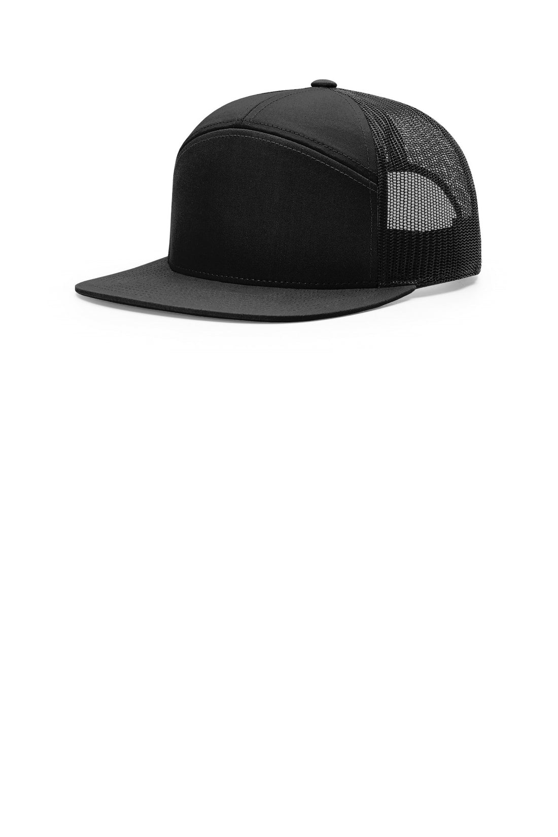 Richardson 7-Panel Trucker 168 - Black - OSFA