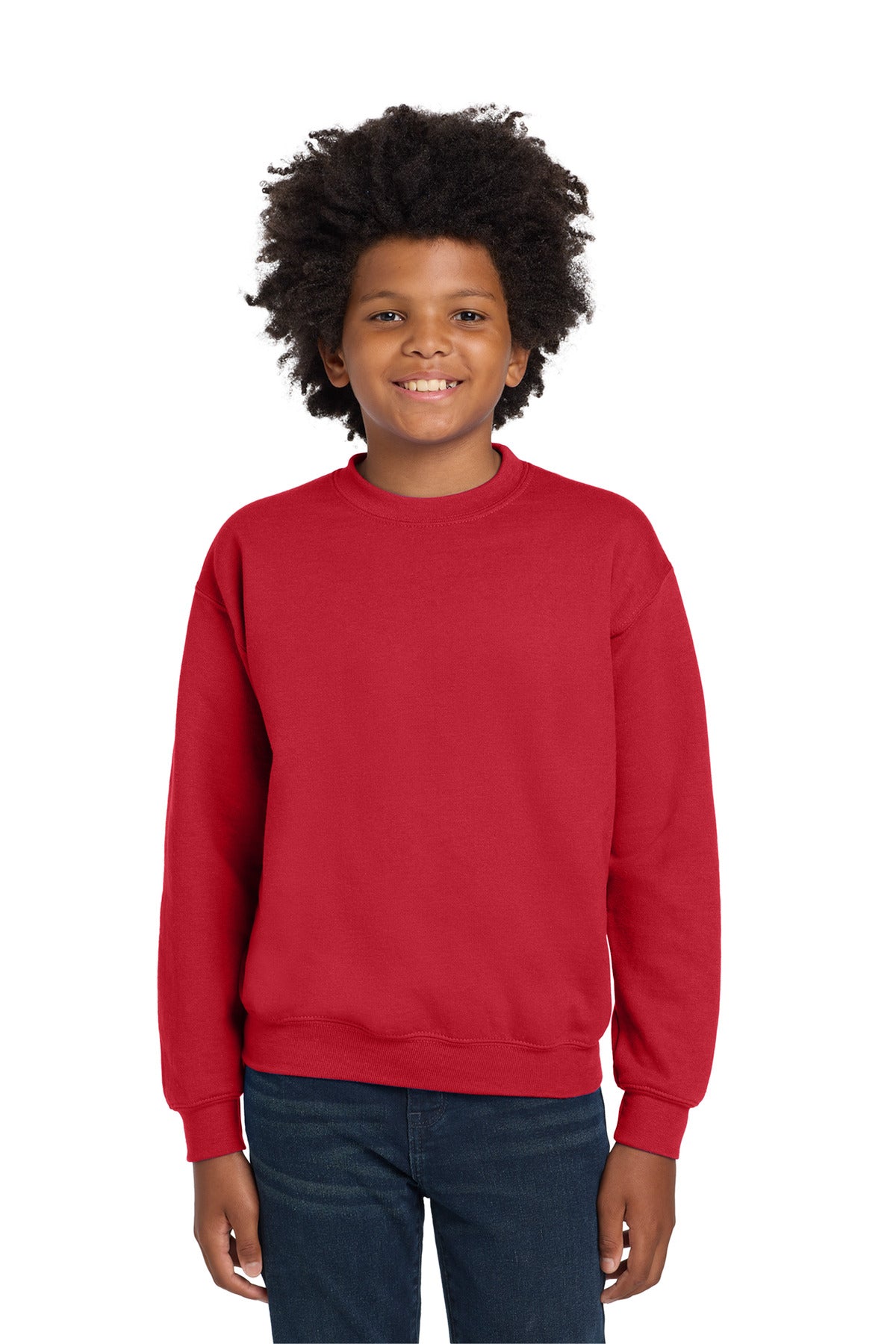 Gildan® Youth Heavy Blend Crewneck Sweatshirt.  18000B