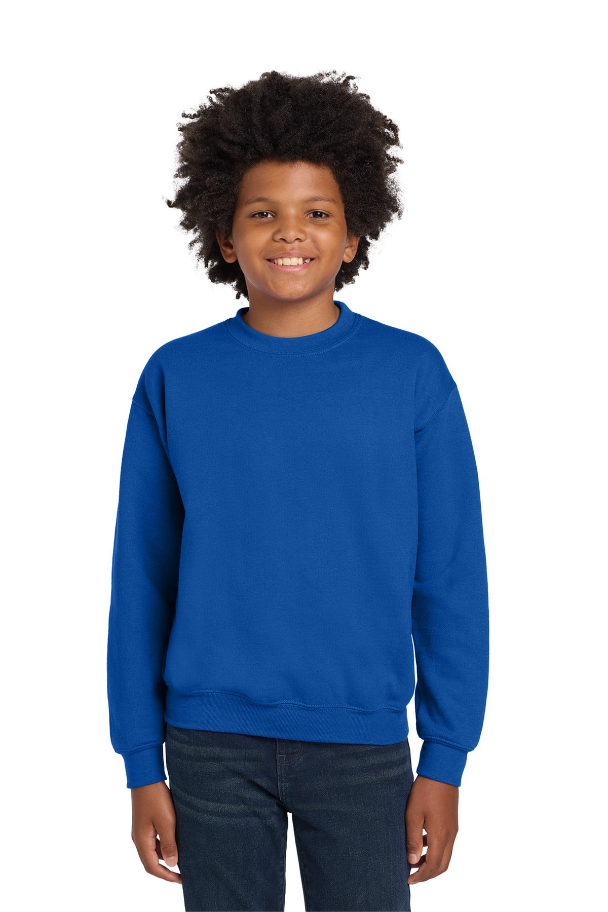 Gildan® Youth Heavy Blend Crewneck Sweatshirt.  18000B