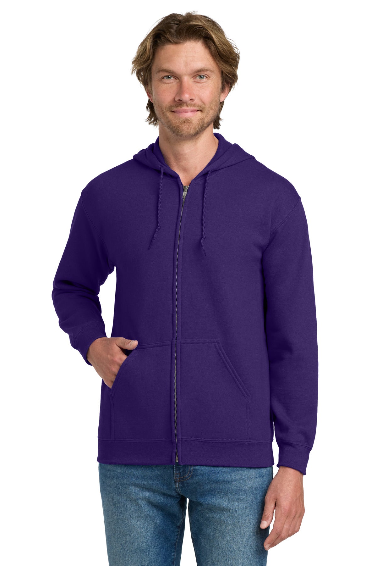 Gildan® - Heavy Blend Full-Zip Hooded Sweatshirt. 18600
