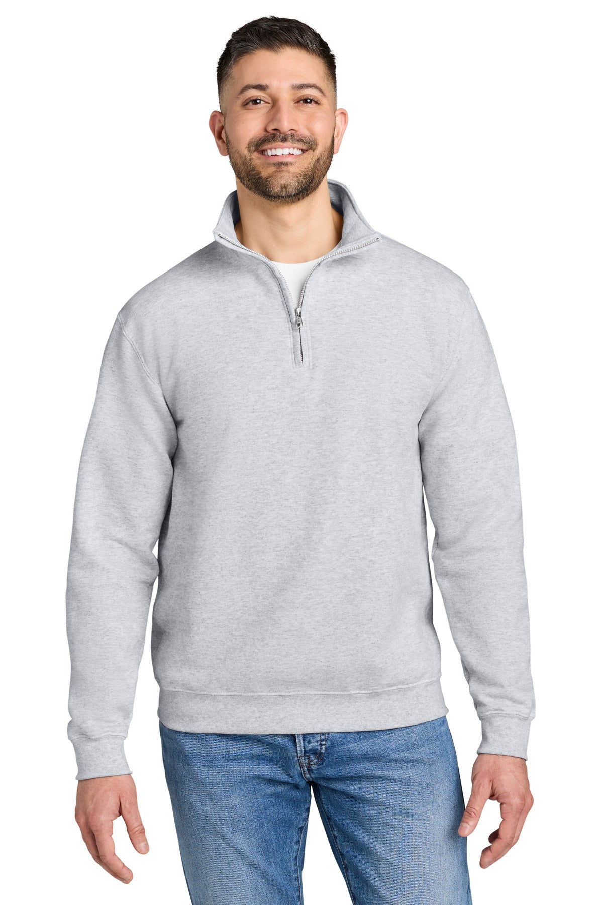 Gildan® Heavy Blend 1/4-Zip Sweatshirt 18810 - Ash - 2XL