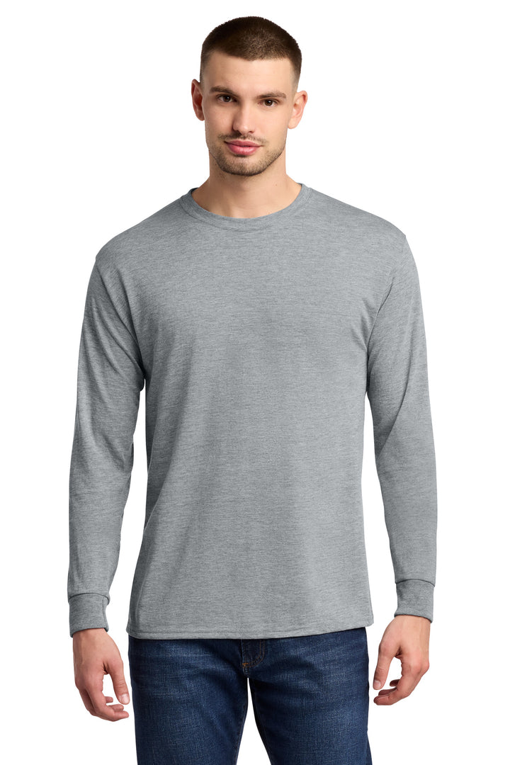 Jerzees® Dri-Power® 100% Polyester Long Sleeve T-Shirt 21LS - Athletic Heather - 2XL