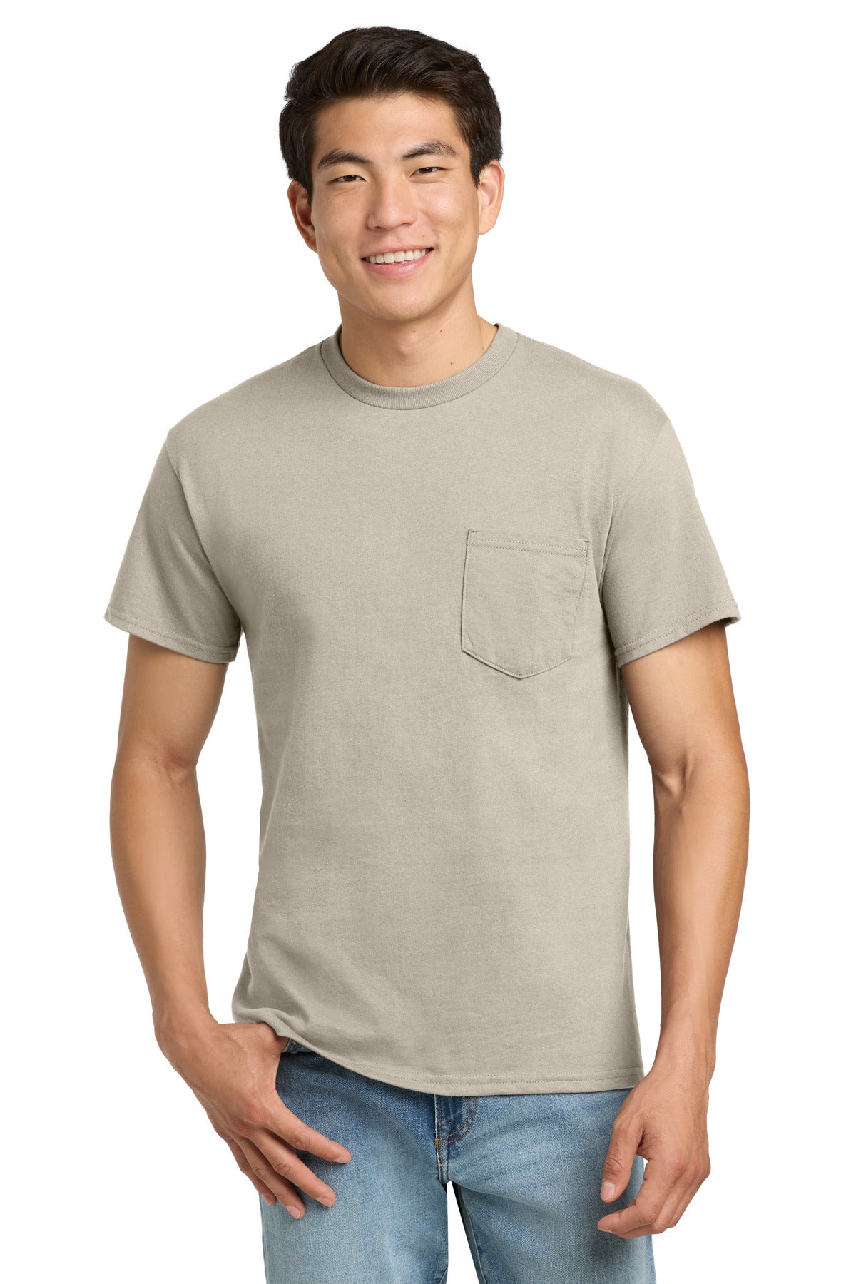 Gildan® - Ultra Cotton® 100% US Cotton T-Shirt with Pocket.  2300