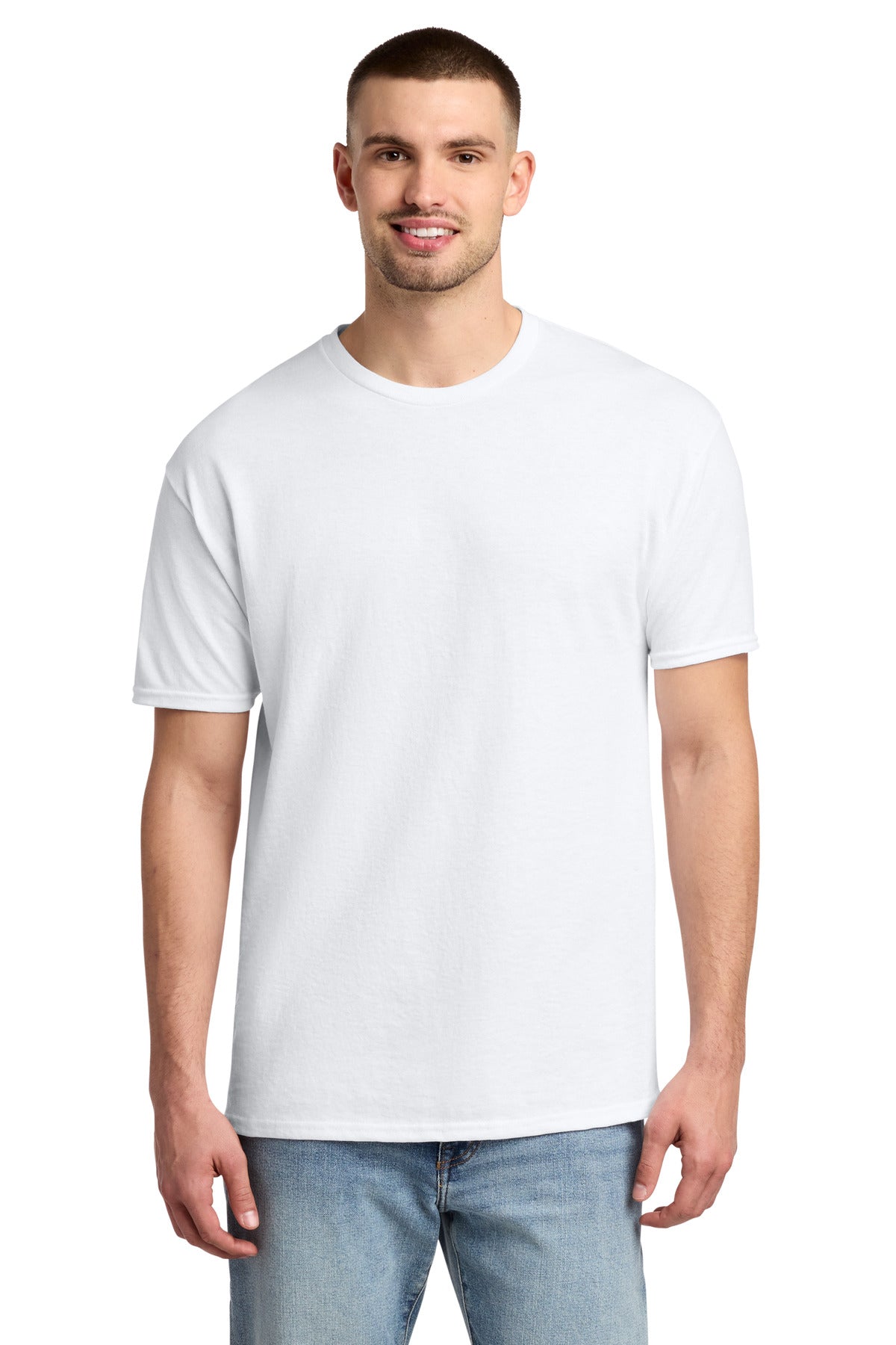 Jerzees® -  Dri-Power® 50/50 Cotton/Poly T-Shirt.  29M - White - S