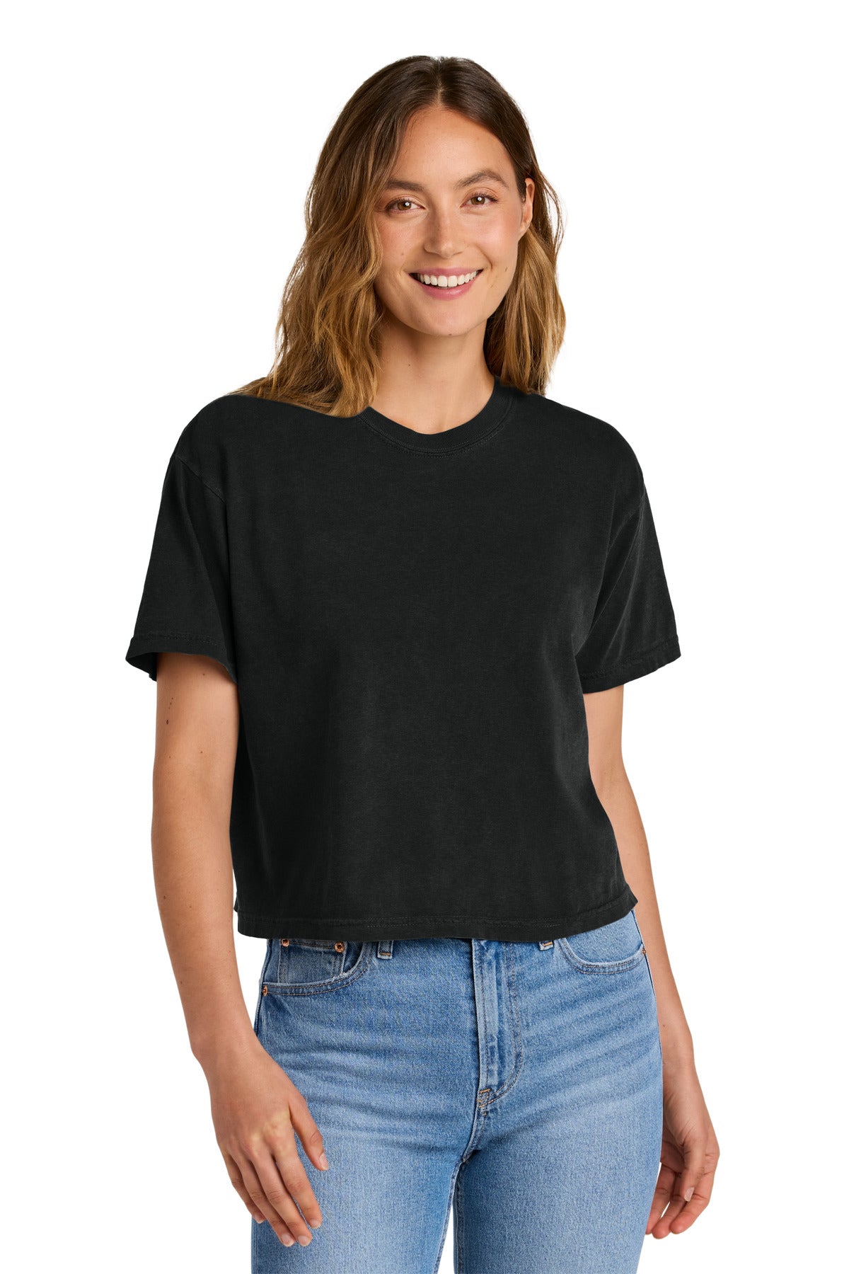Comfort Colors® Women's Heavyweight Boxy Tee 3023CL - Black - 2XL