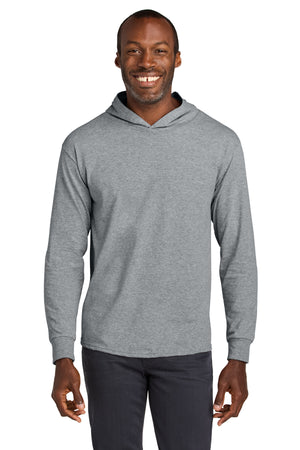 Jerzees Classics Unisex Cotton Long Sleeve Hooded T-Shirt 363LH