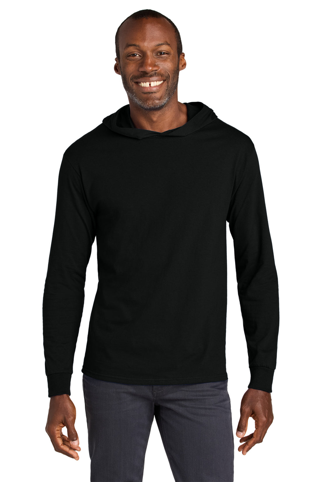 Jerzees Classics Unisex Cotton Long Sleeve Hooded T-Shirt 363LH