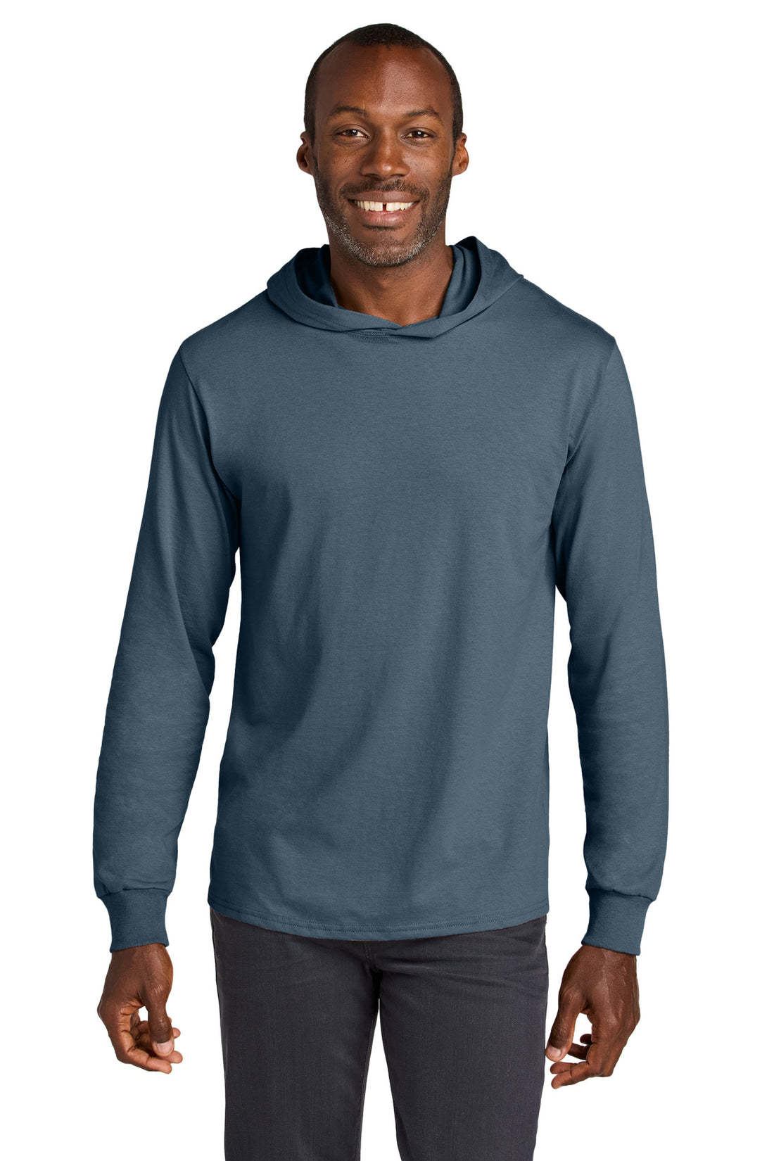Jerzees Classics Unisex Cotton Long Sleeve Hooded T-Shirt 363LH