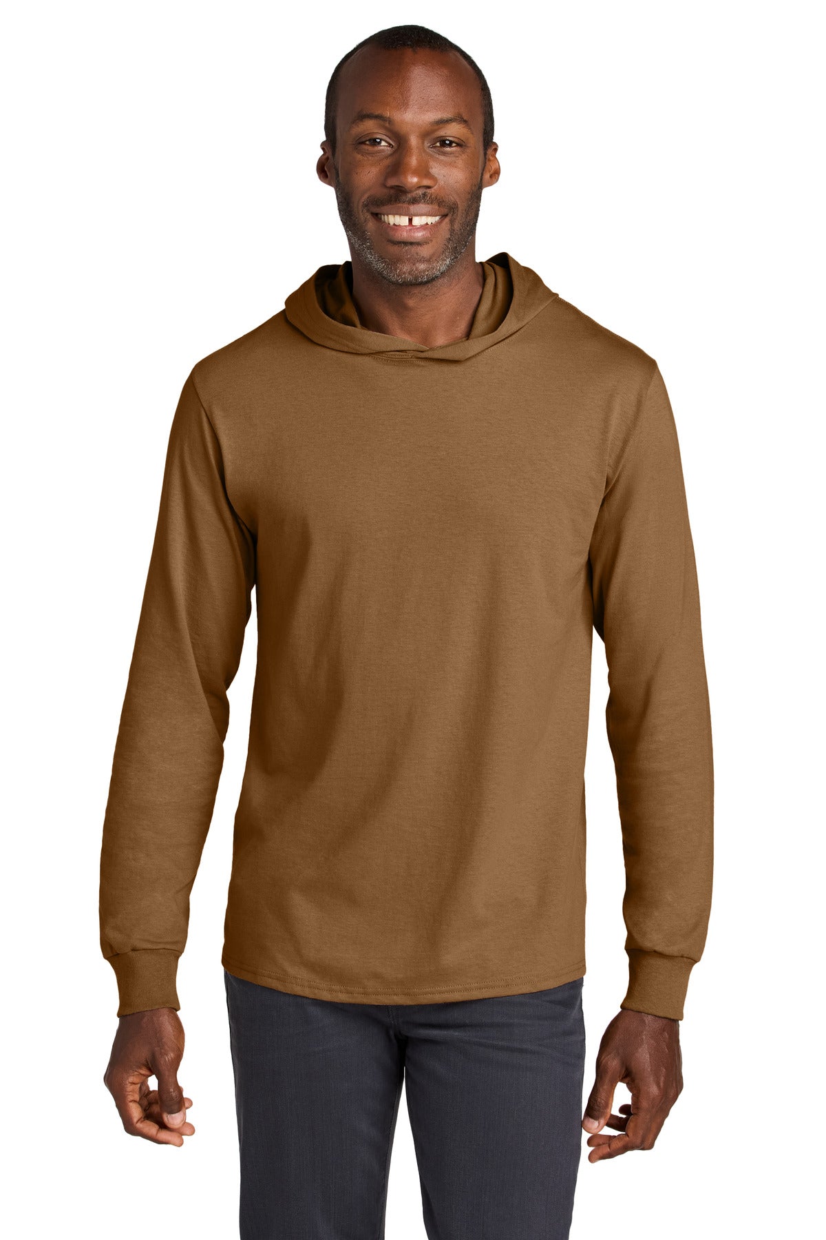 Jerzees Classics Unisex Cotton Long Sleeve Hooded T-Shirt 363LH