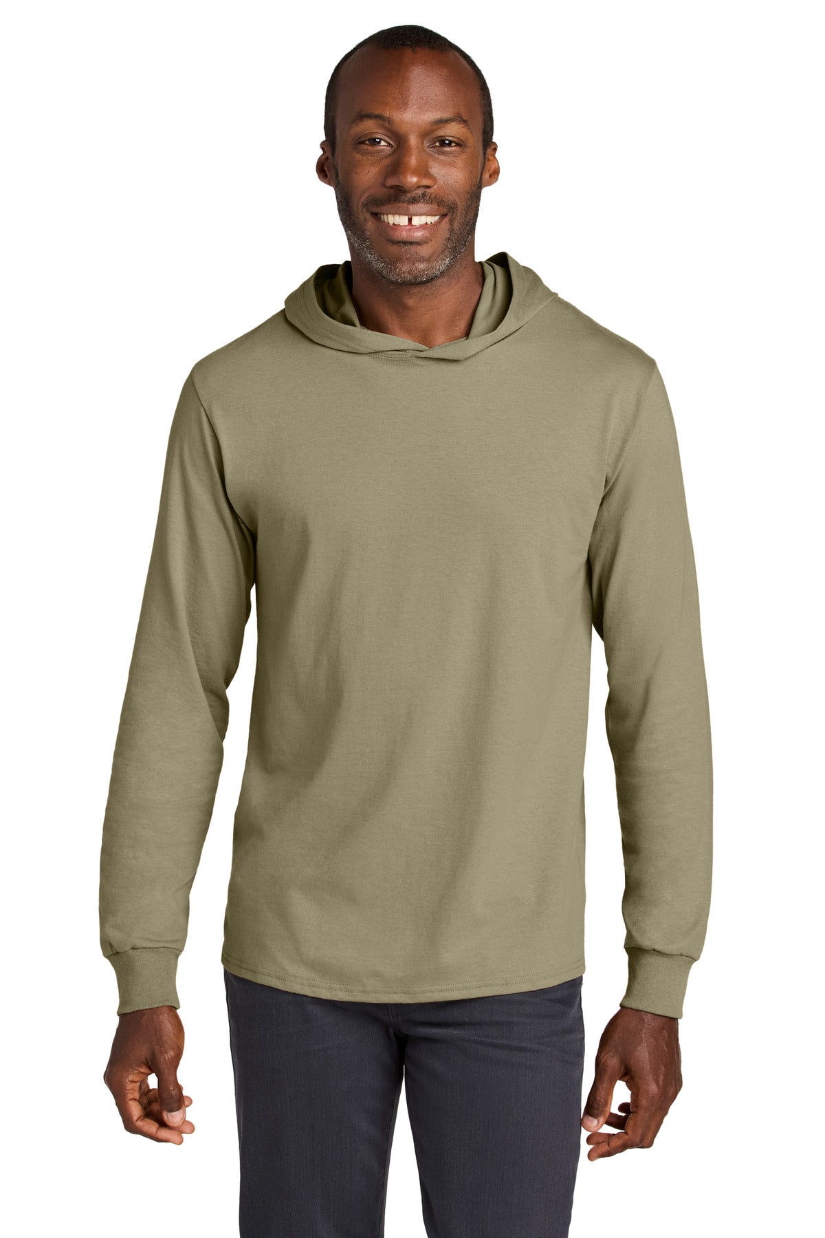 Jerzees Classics Unisex Cotton Long Sleeve Hooded T-Shirt 363LH