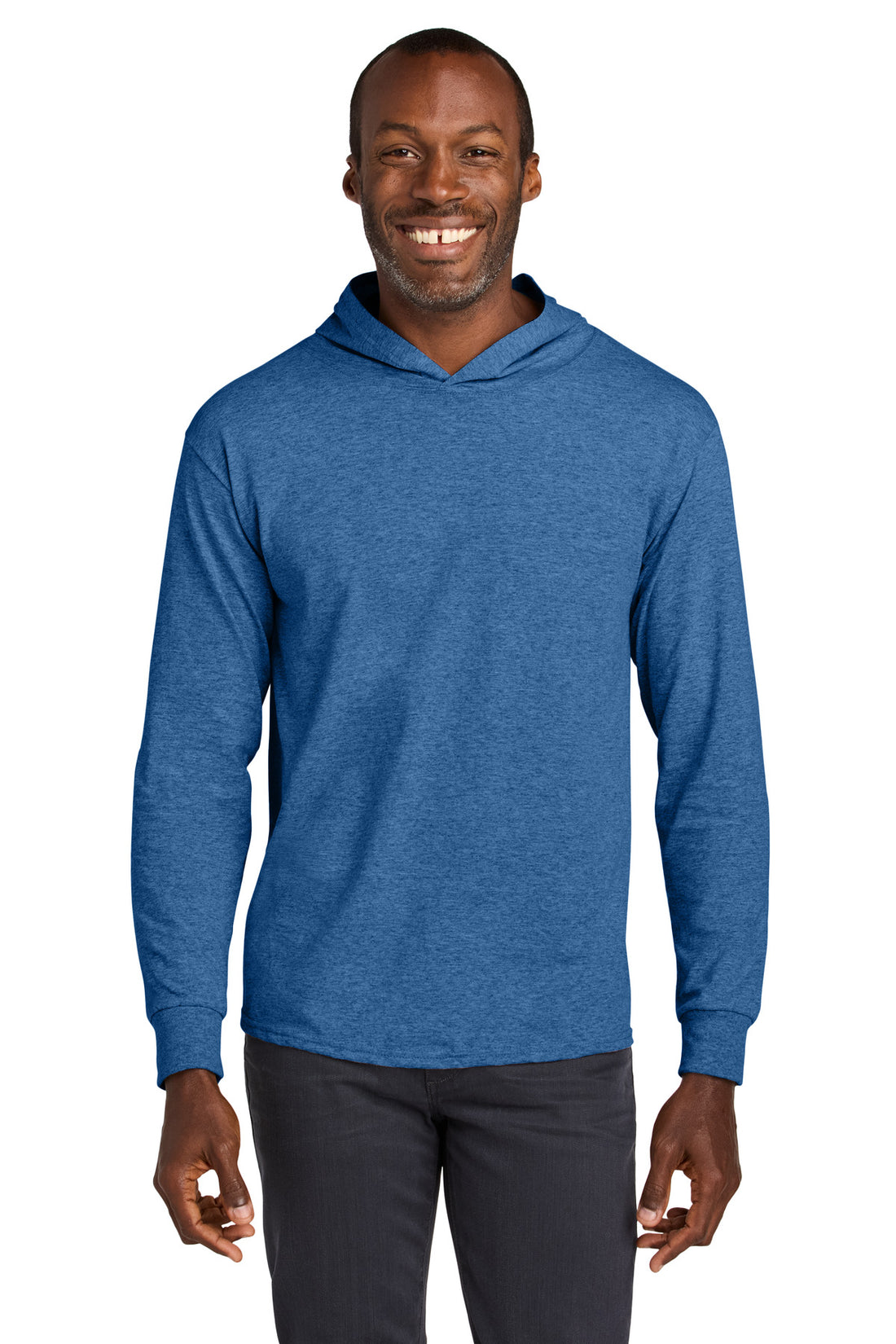 Jerzees Classics Unisex Cotton Long Sleeve Hooded T-Shirt 363LH