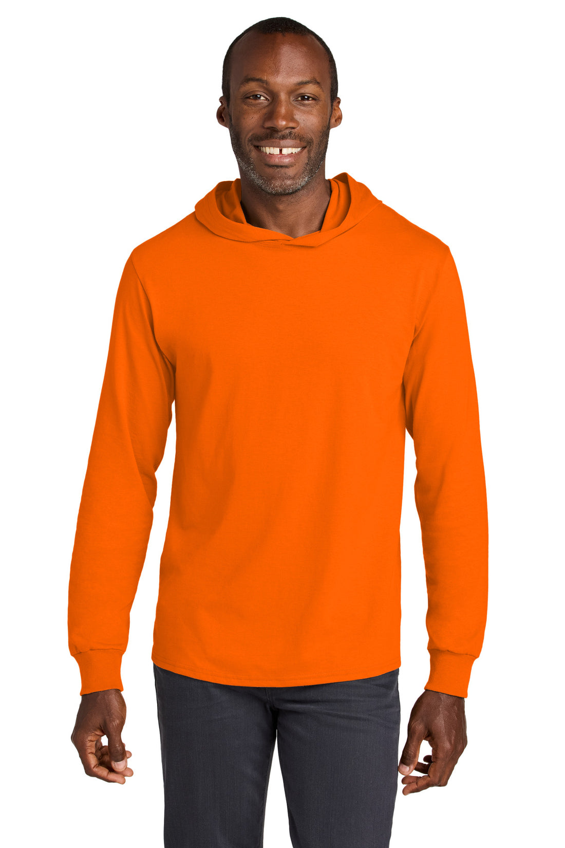 Jerzees Classics Unisex Cotton Long Sleeve Hooded T-Shirt 363LH