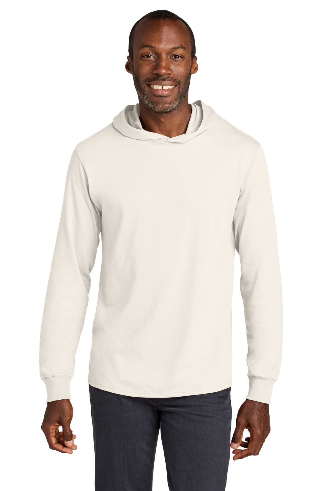 Jerzees Classics Unisex Cotton Long Sleeve Hooded T-Shirt 363LH