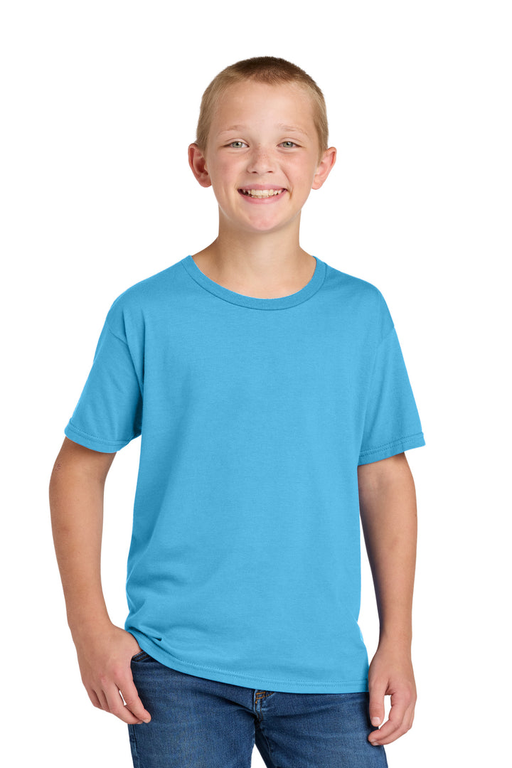 Jerzees Classics Youth Cotton T-Shirt 363Y - Aquatic Blue - L