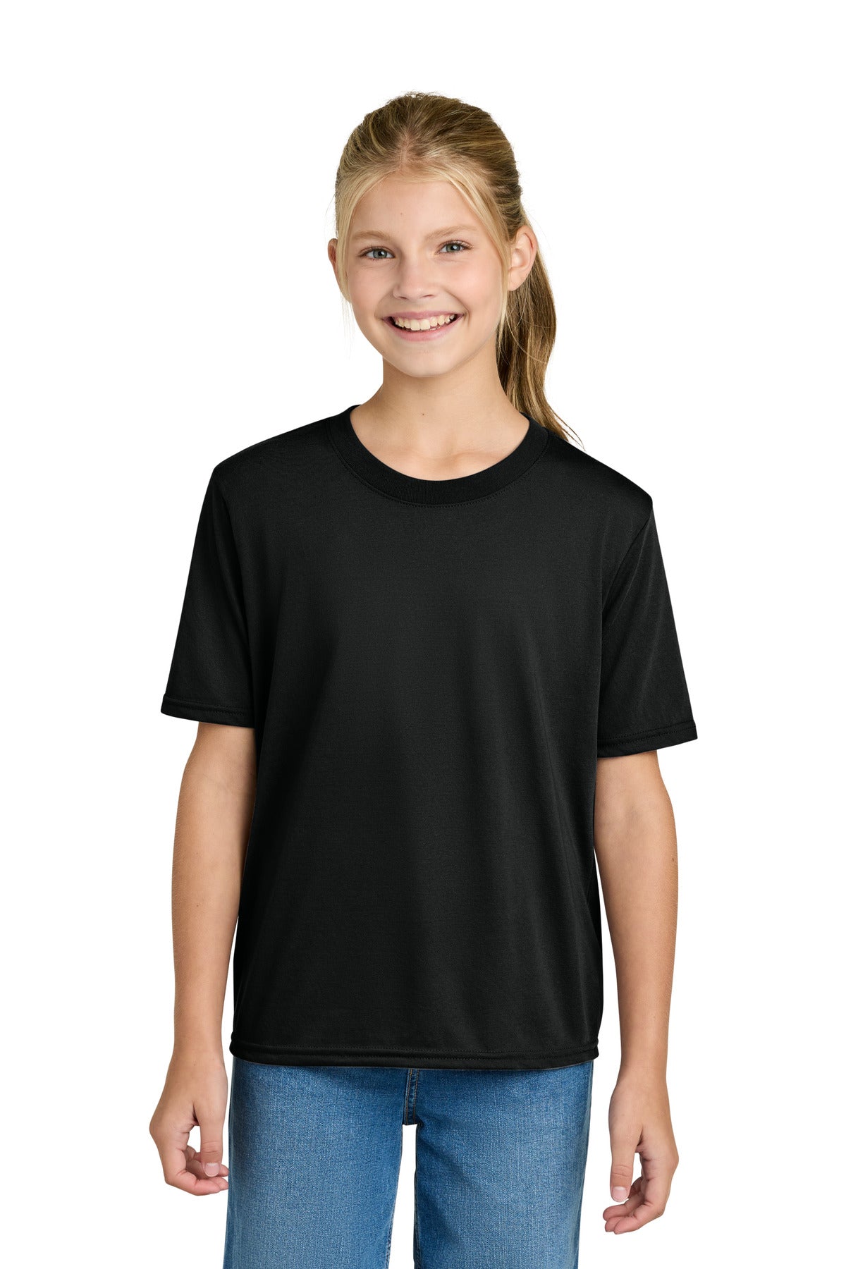 Gildan® Youth Gildan Performance® T-Shirt. 42000B - Black - XS