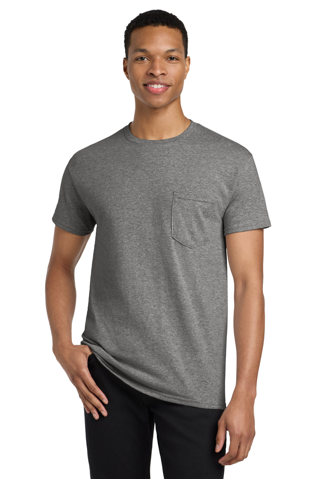 Gildan ® Heavy Cotton  100% Cotton Pocket T-Shirt. 5300