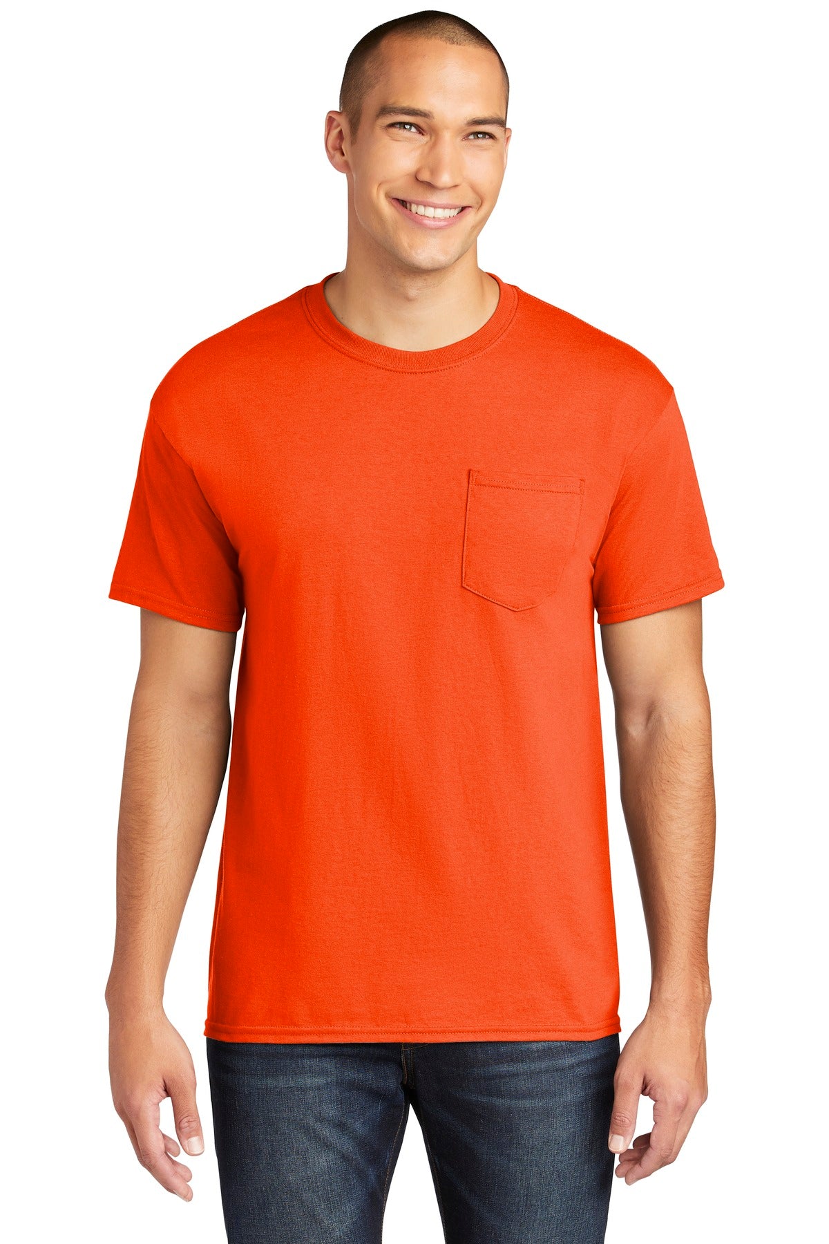 Gildan ® Heavy Cotton  100% Cotton Pocket T-Shirt. 5300