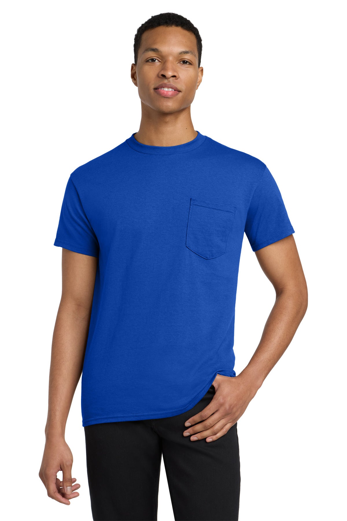 Gildan ® Heavy Cotton  100% Cotton Pocket T-Shirt. 5300