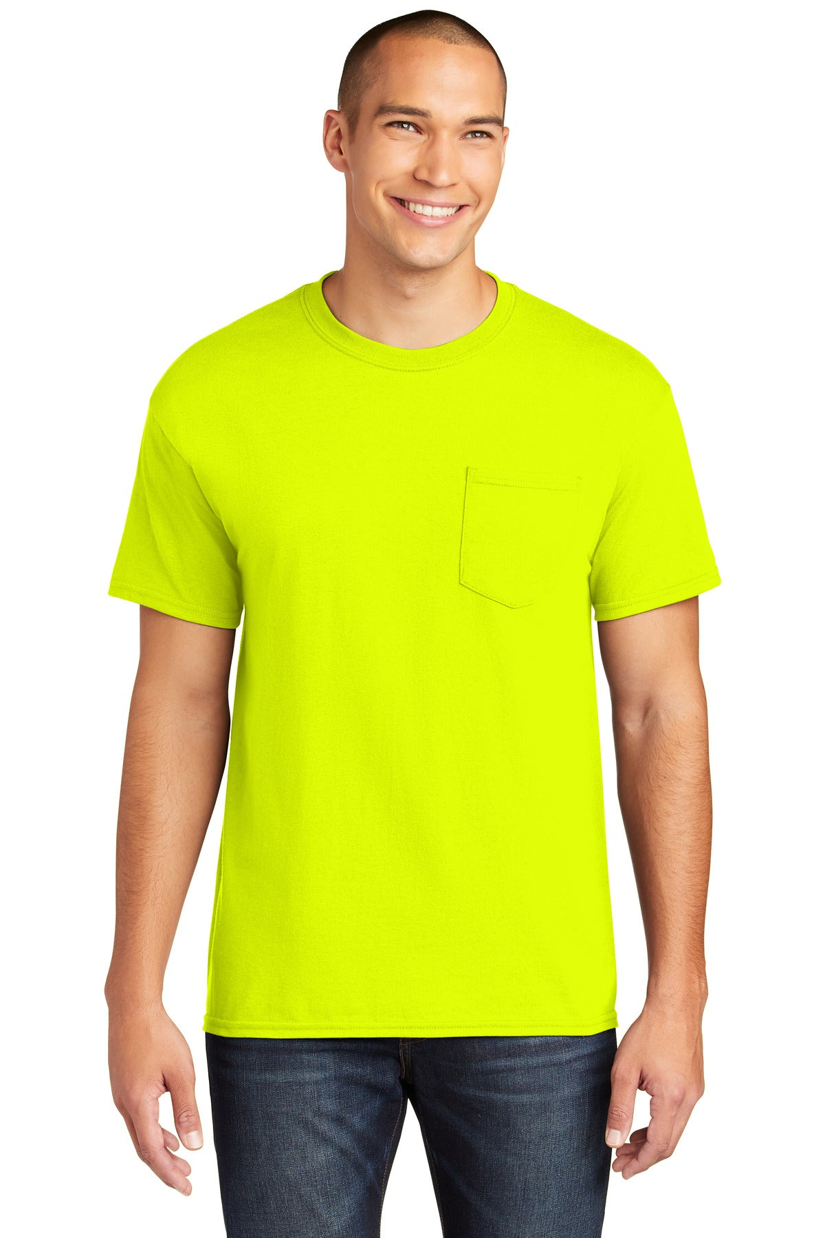 Gildan ® Heavy Cotton  100% Cotton Pocket T-Shirt. 5300