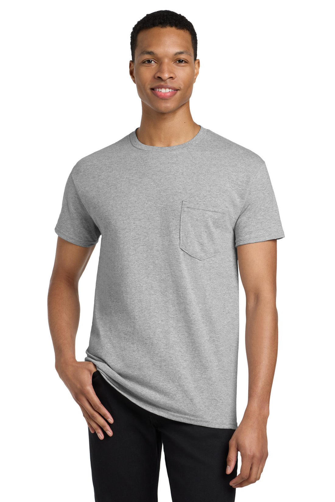 Gildan ® Heavy Cotton  100% Cotton Pocket T-Shirt. 5300