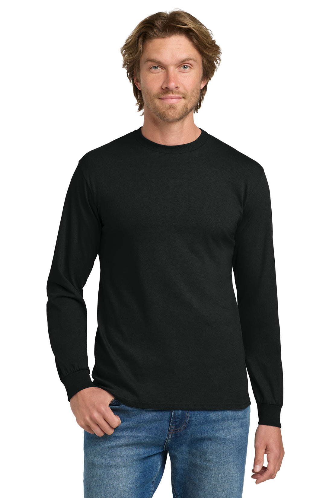 Gildan® - Heavy Cotton 100% Cotton Long Sleeve T-Shirt.  5400