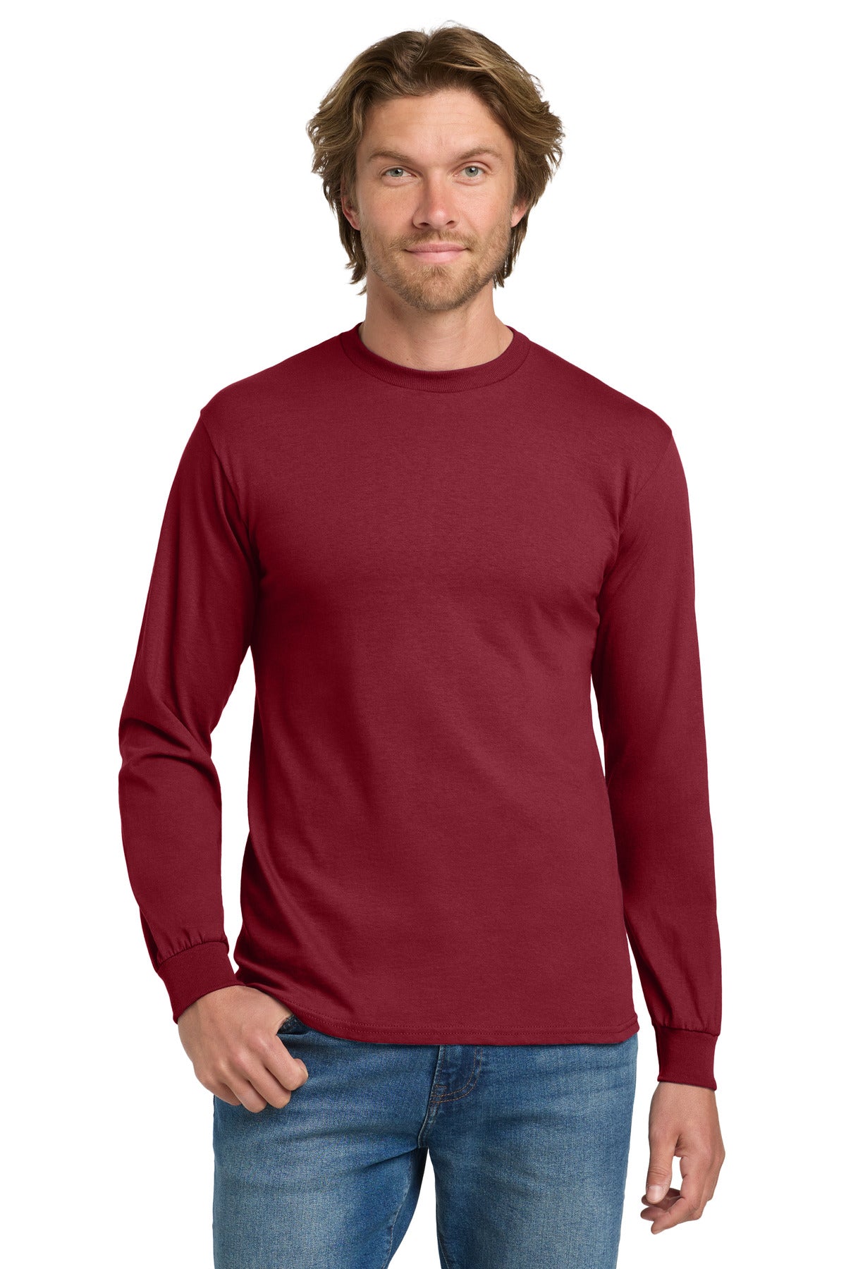 Gildan® - Heavy Cotton 100% Cotton Long Sleeve T-Shirt.  5400
