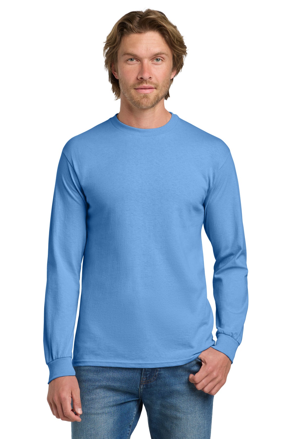 Gildan® - Heavy Cotton 100% Cotton Long Sleeve T-Shirt.  5400