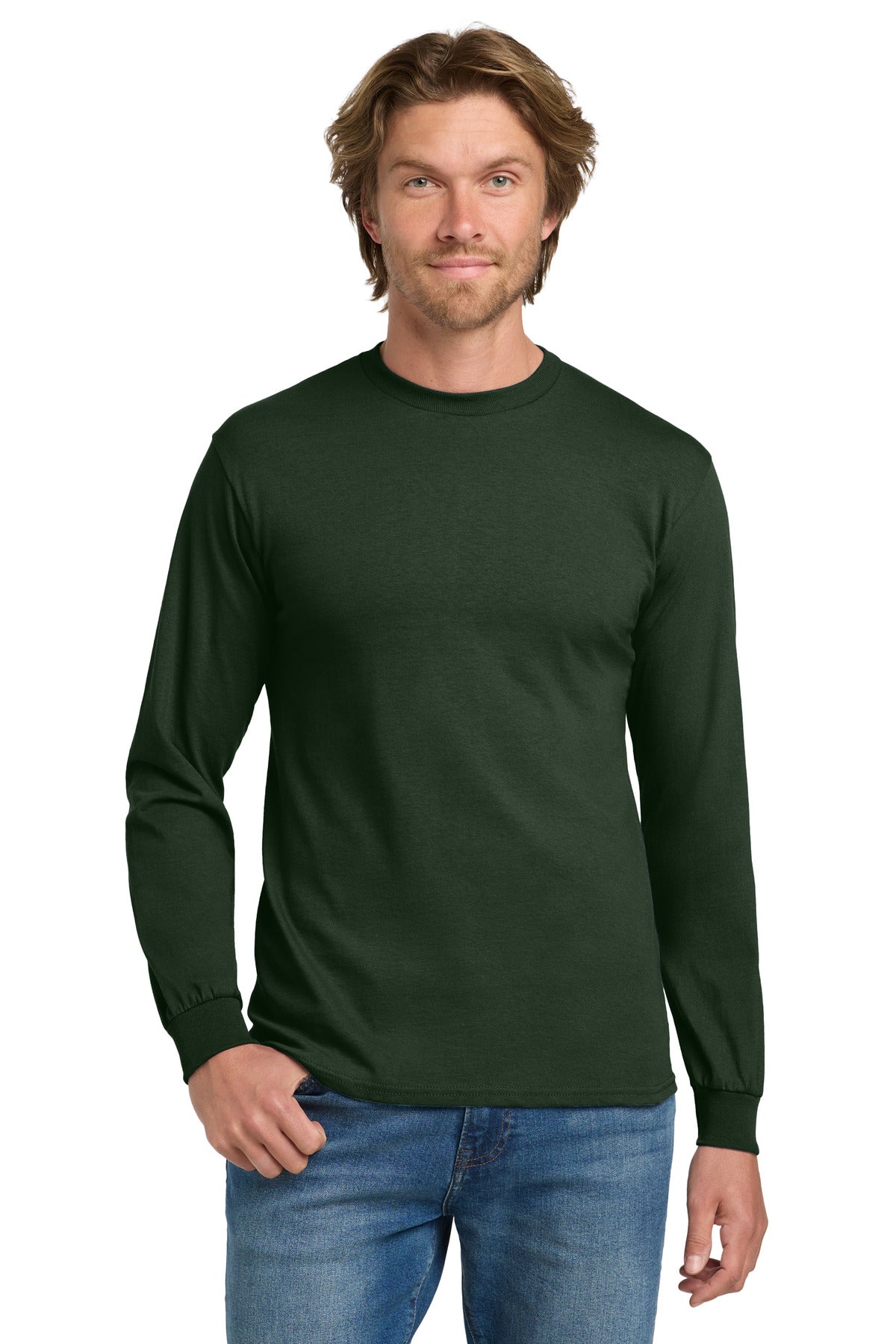 Gildan® - Heavy Cotton 100% Cotton Long Sleeve T-Shirt.  5400