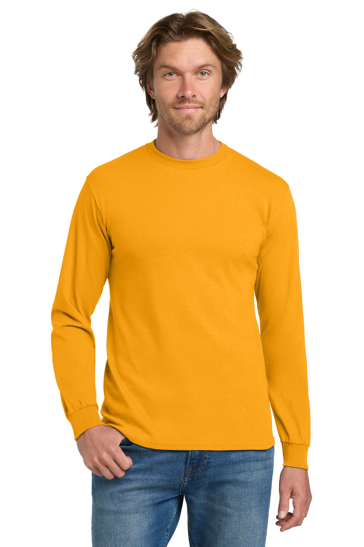 Gildan® - Heavy Cotton 100% Cotton Long Sleeve T-Shirt.  5400