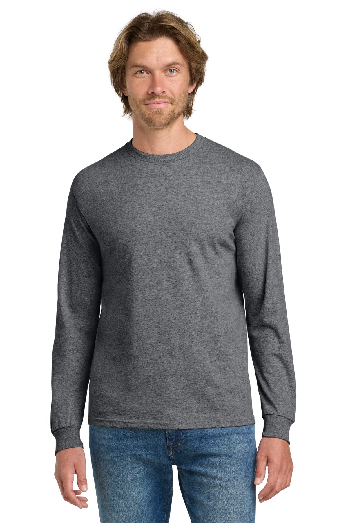 Gildan® - Heavy Cotton 100% Cotton Long Sleeve T-Shirt.  5400