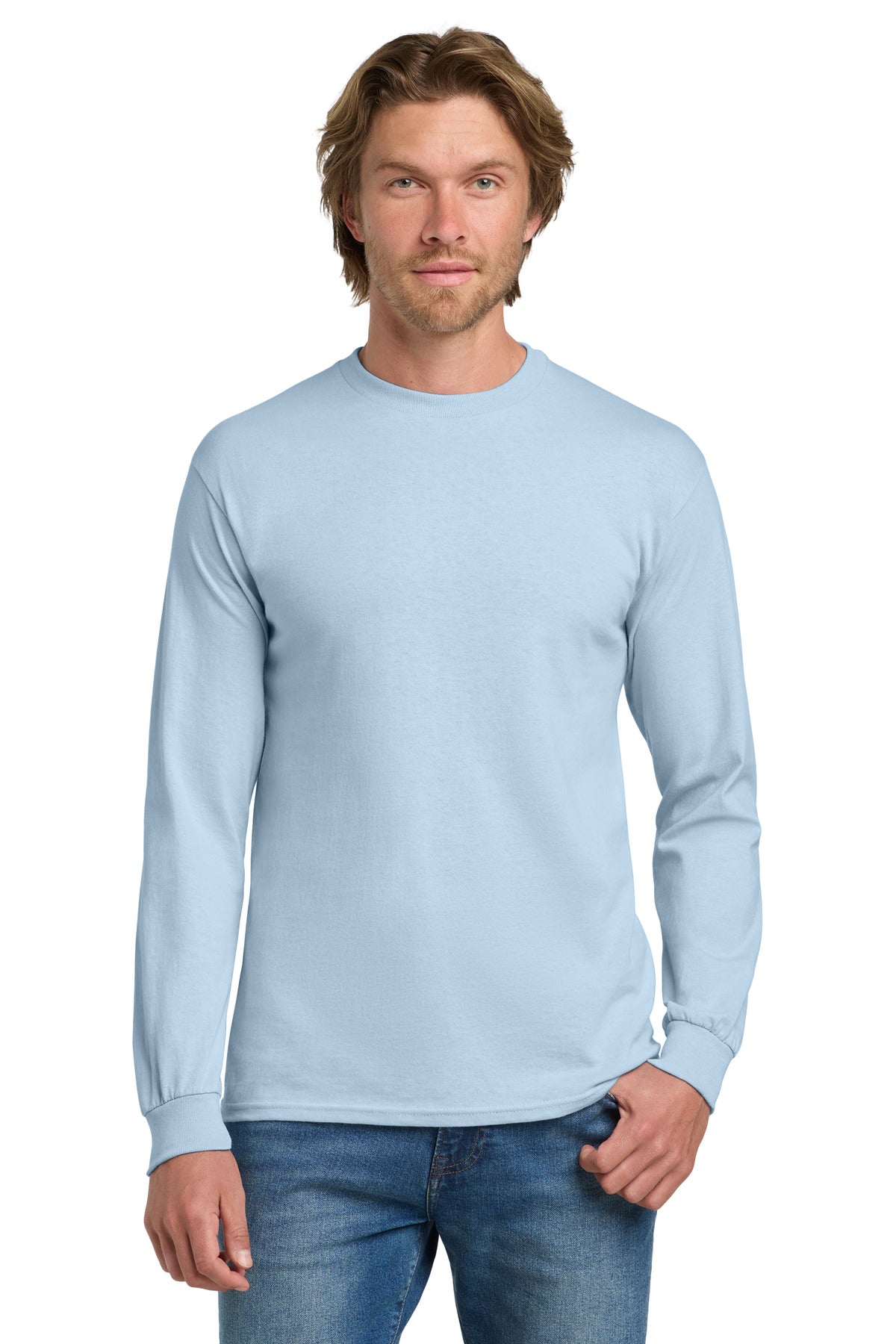 Gildan® - Heavy Cotton 100% Cotton Long Sleeve T-Shirt.  5400