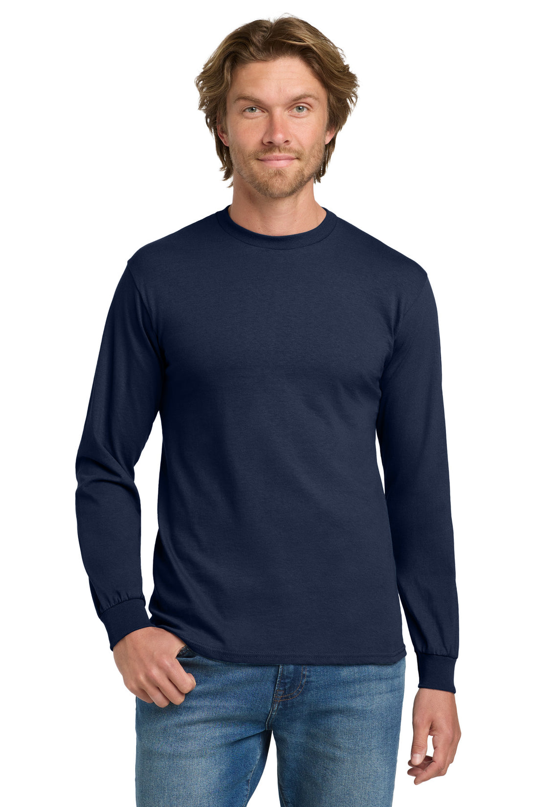 Gildan® - Heavy Cotton 100% Cotton Long Sleeve T-Shirt.  5400