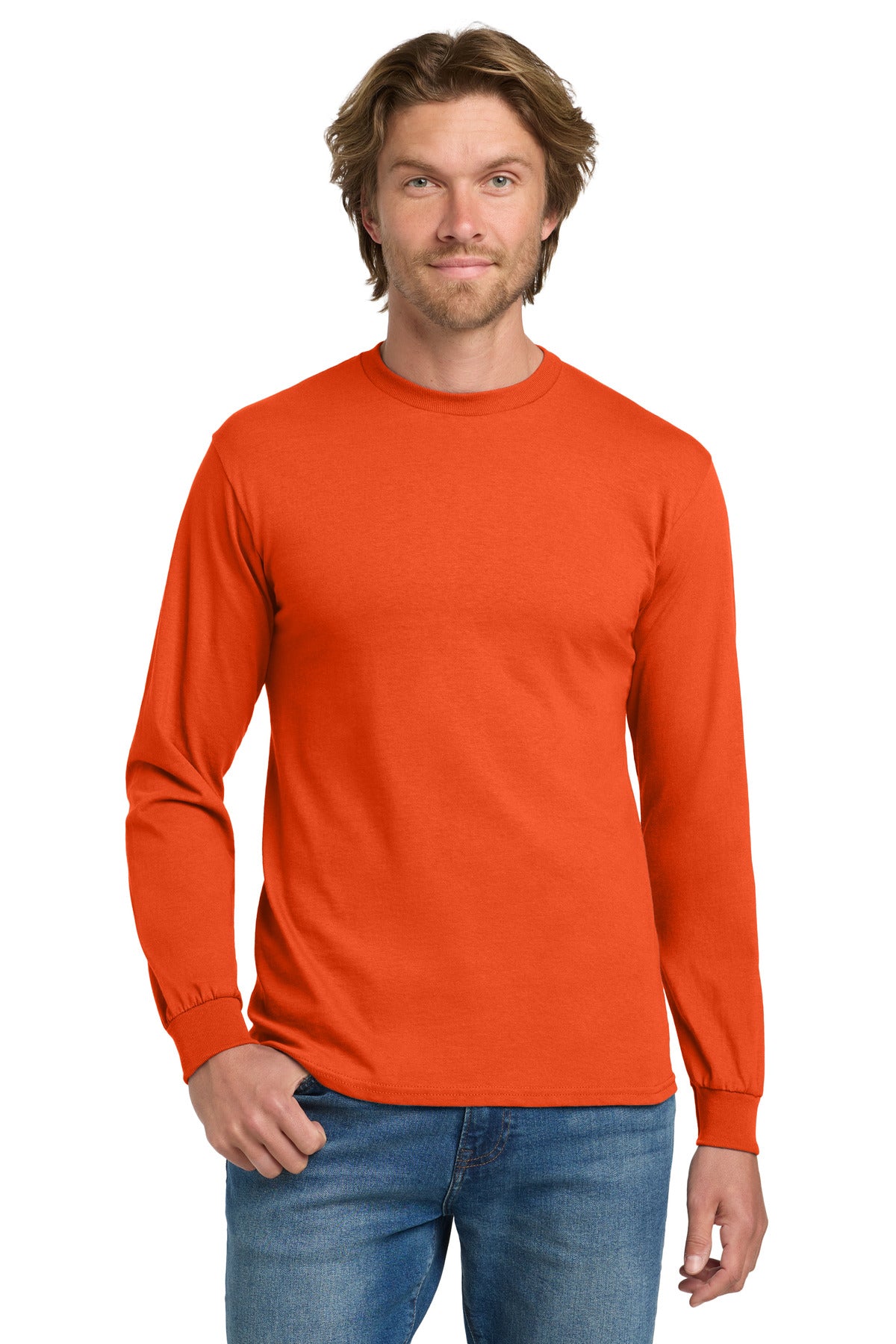 Gildan® - Heavy Cotton 100% Cotton Long Sleeve T-Shirt.  5400