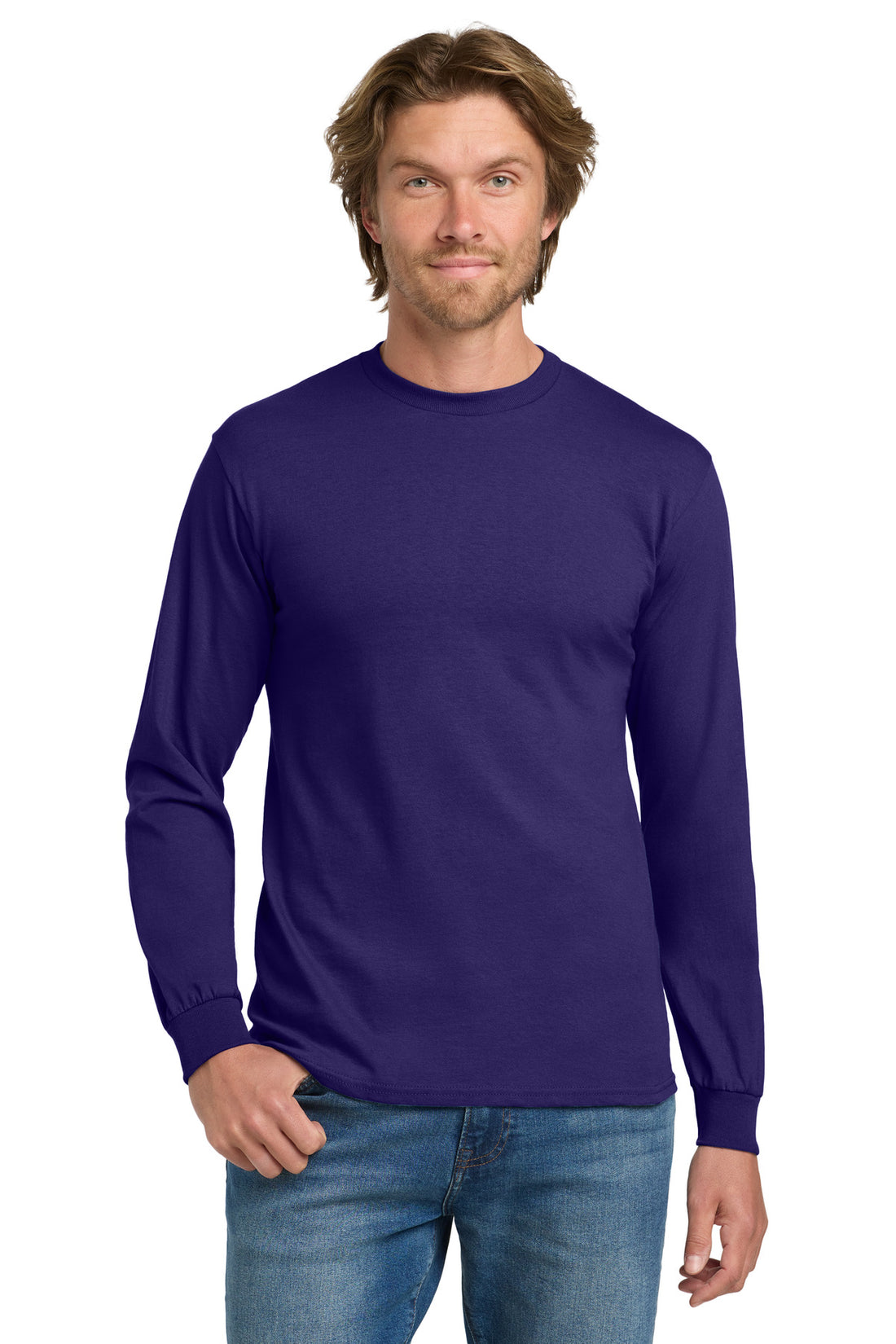 Gildan® - Heavy Cotton 100% Cotton Long Sleeve T-Shirt.  5400