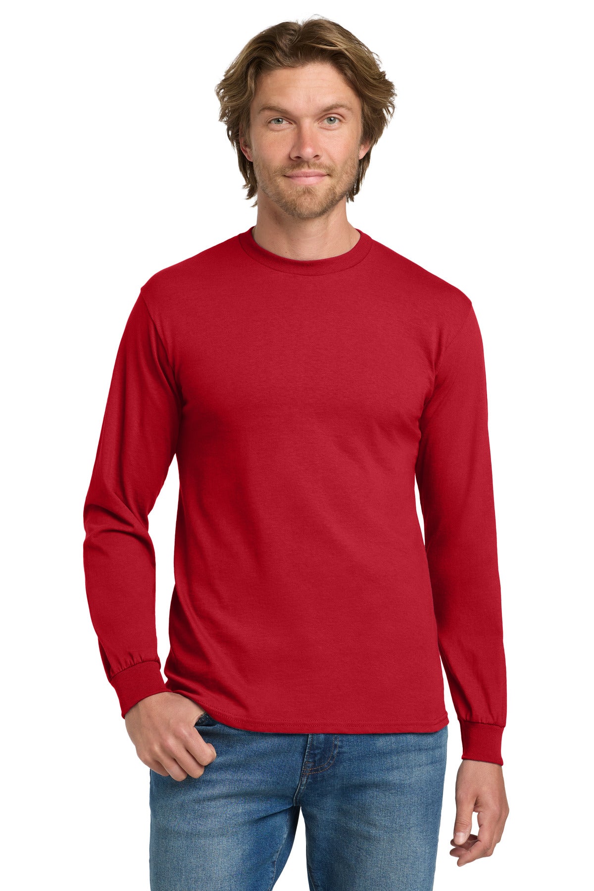 Gildan® - Heavy Cotton 100% Cotton Long Sleeve T-Shirt.  5400