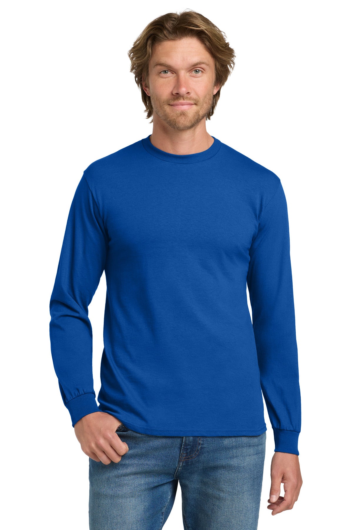 Gildan® - Heavy Cotton 100% Cotton Long Sleeve T-Shirt.  5400