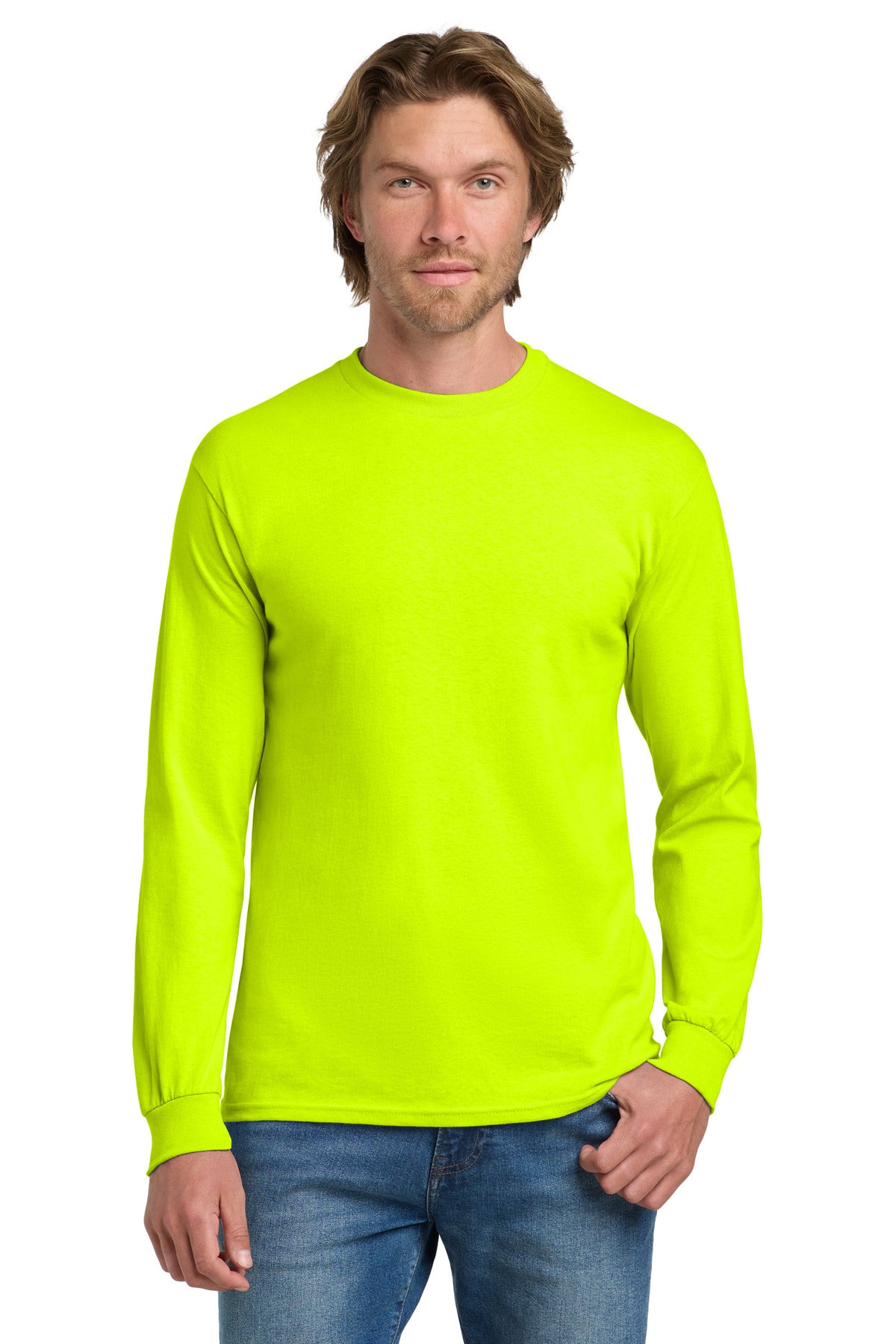 Gildan® - Heavy Cotton 100% Cotton Long Sleeve T-Shirt.  5400