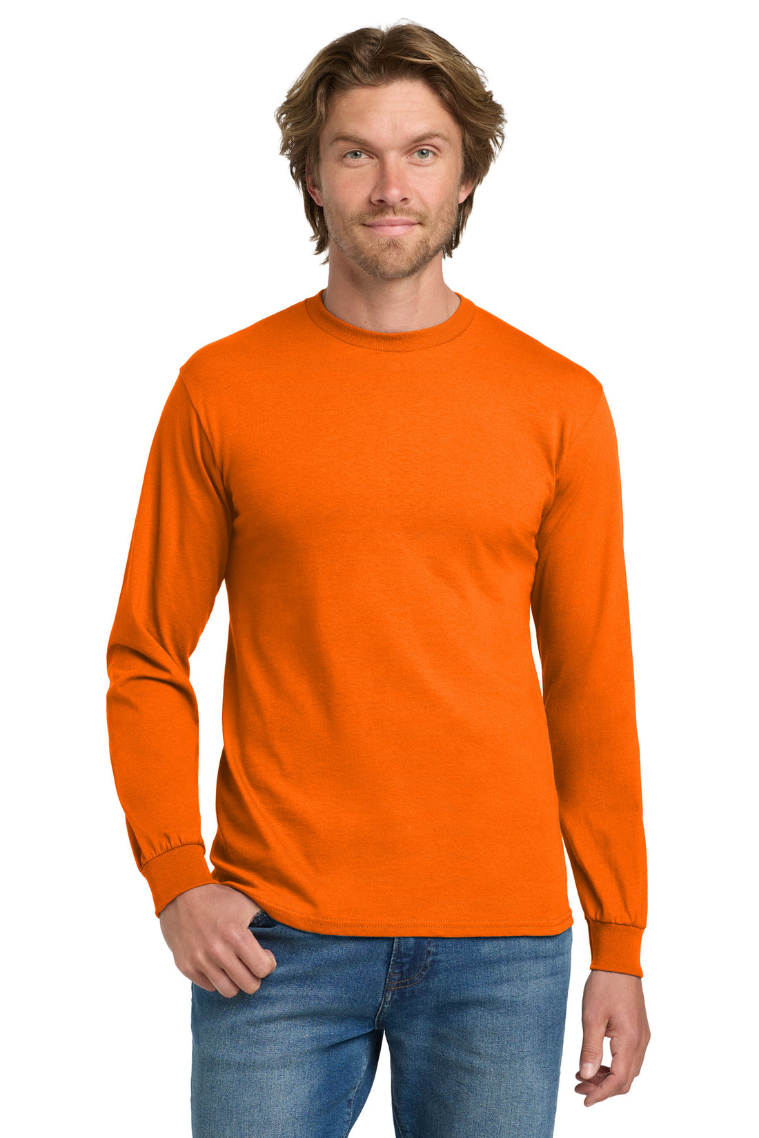Gildan® - Heavy Cotton 100% Cotton Long Sleeve T-Shirt.  5400