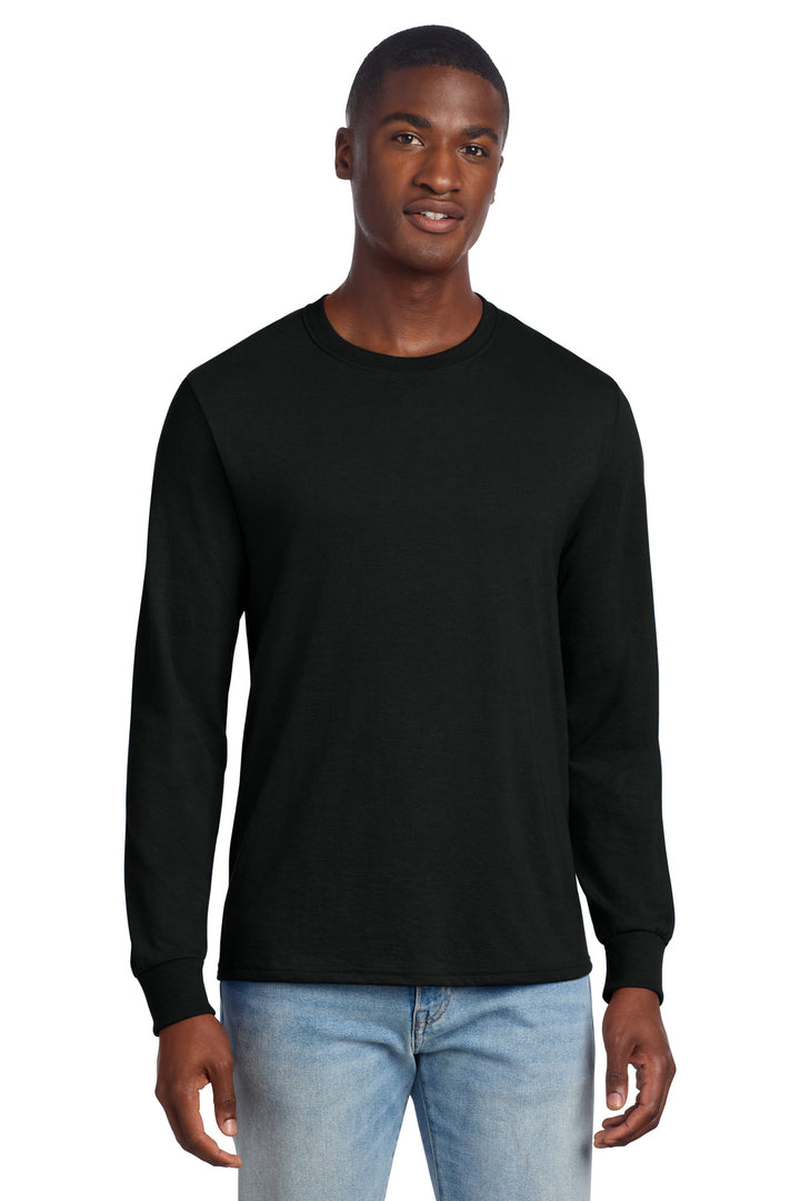 Jerzees® Premium Blend Ring Spun Long Sleeve T-Shirt 560LS - Black Ink - 2XL