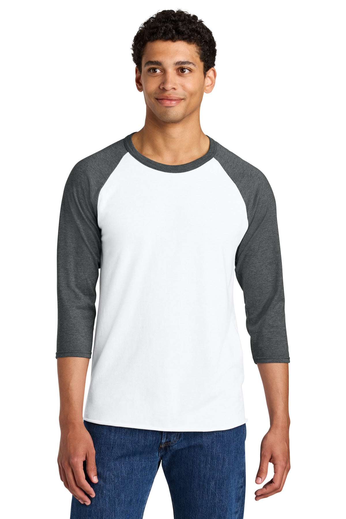 Jerzees® Unisex Premium Blend Combed Ring Spun 3/4-Sleeve Raglan 560R