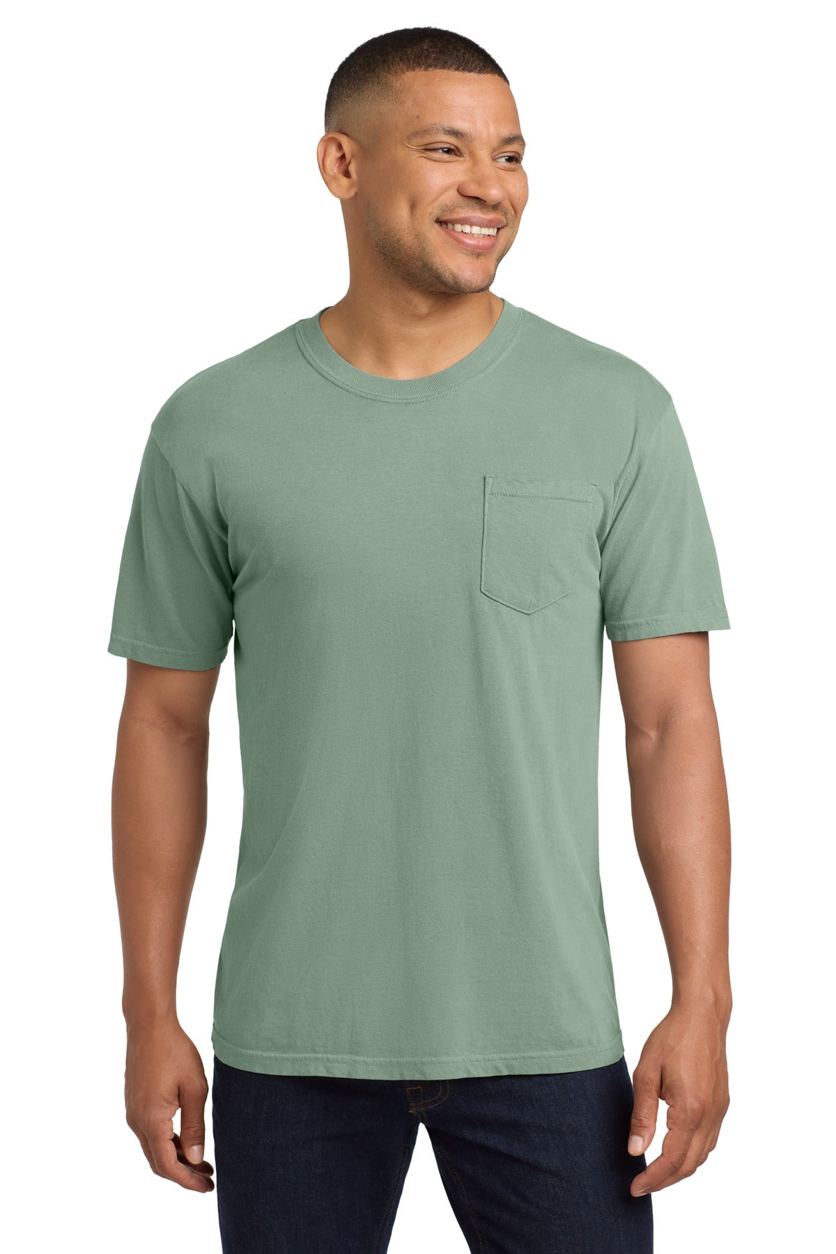 COMFORT COLORS ® Heavyweight Ring Spun Pocket Tee. 6030 - Bay - 2XL