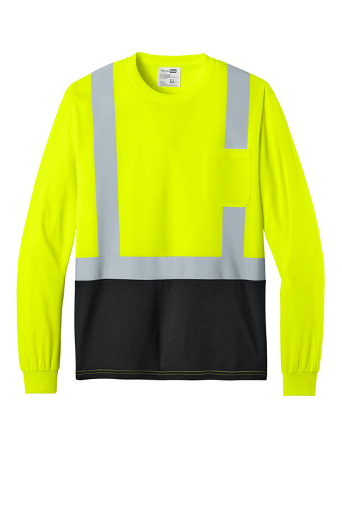 CornerStone® ANSI 107 Class 2 Long Sleeve Mesh Blocked Tee