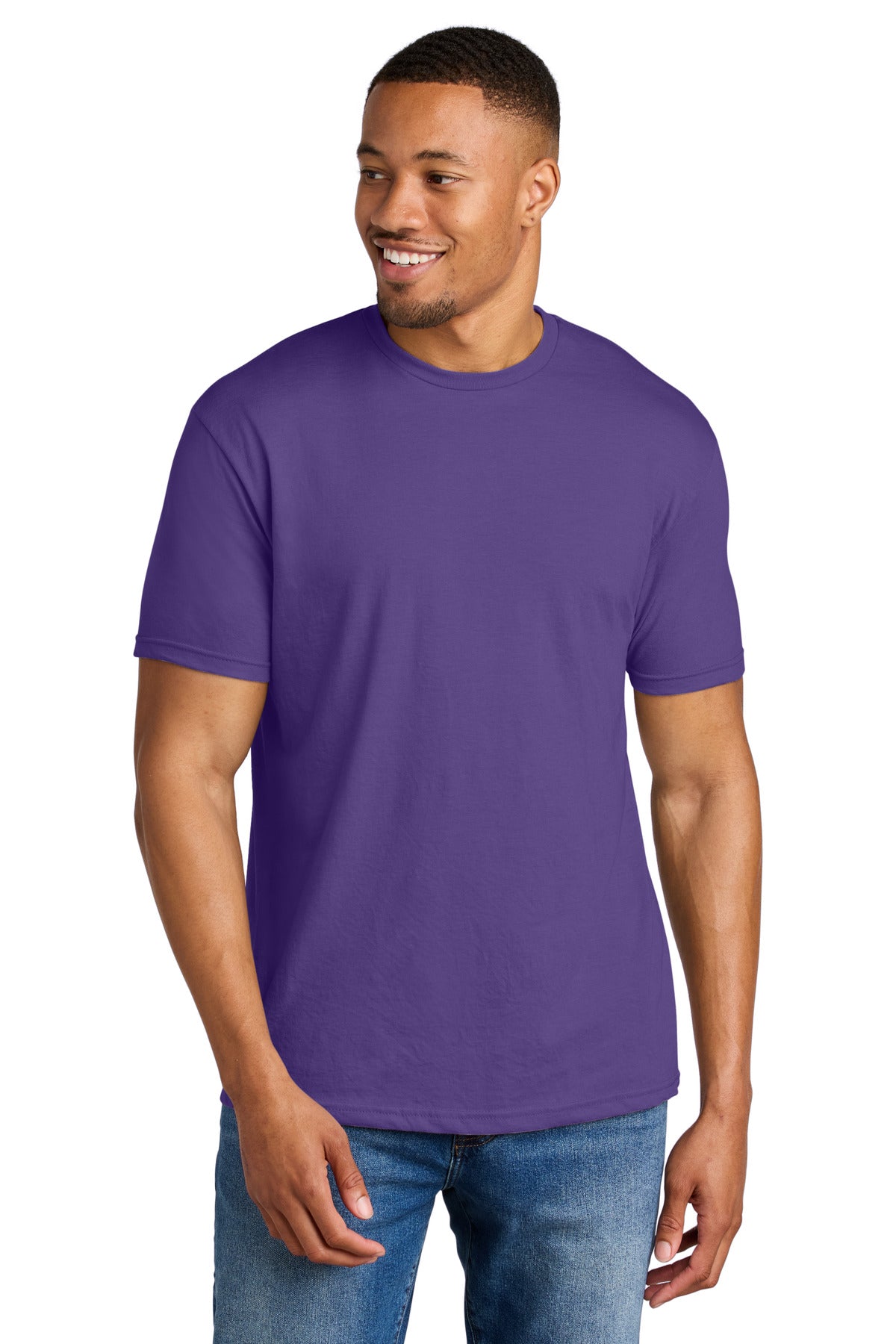 Gildan® Softstyle® CVC Tee 64000CVC - Amethyst - 2XL