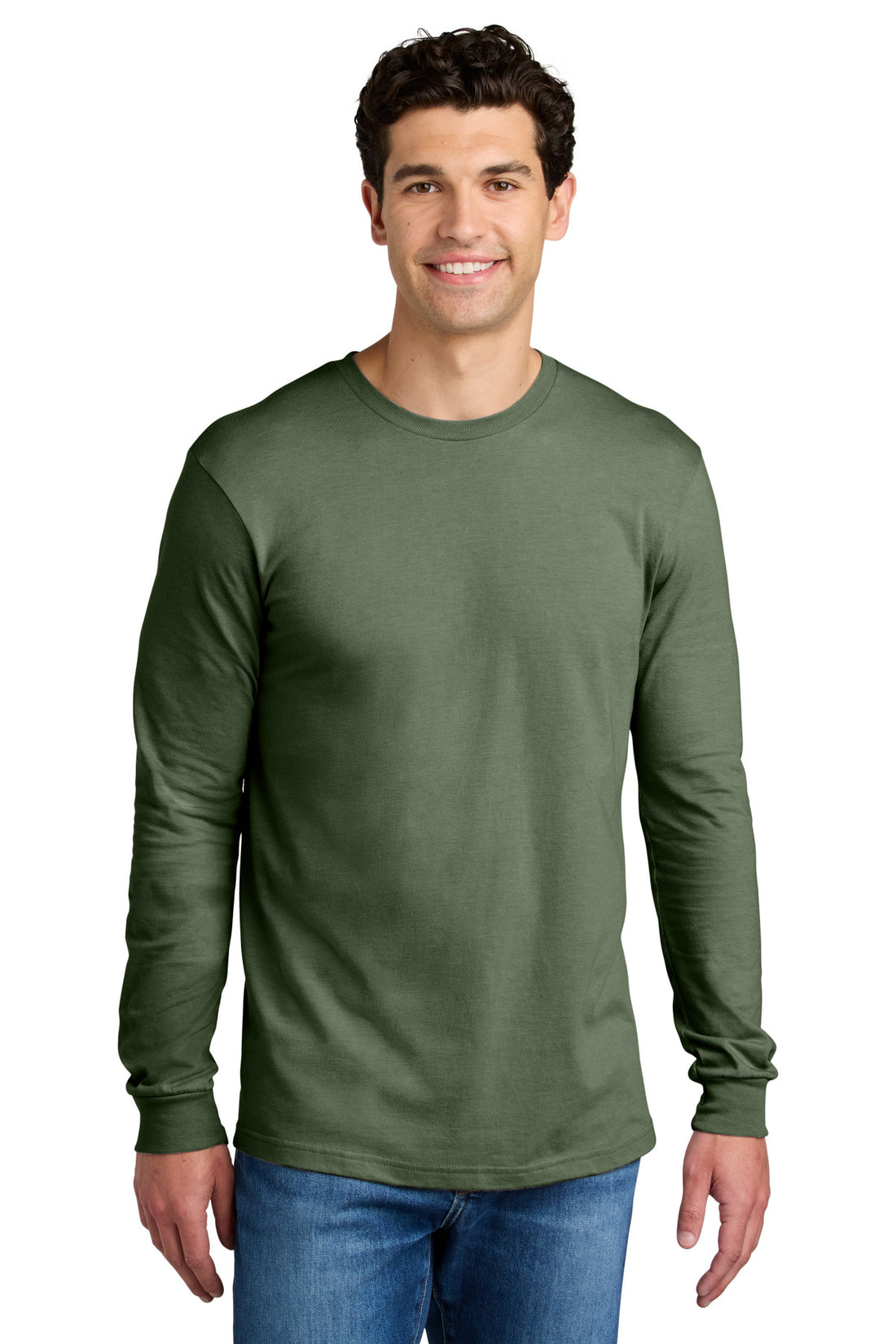 Gildan® Softstyle® CVC Long Sleeve Tee 64440CVC - Cactus - 2XL