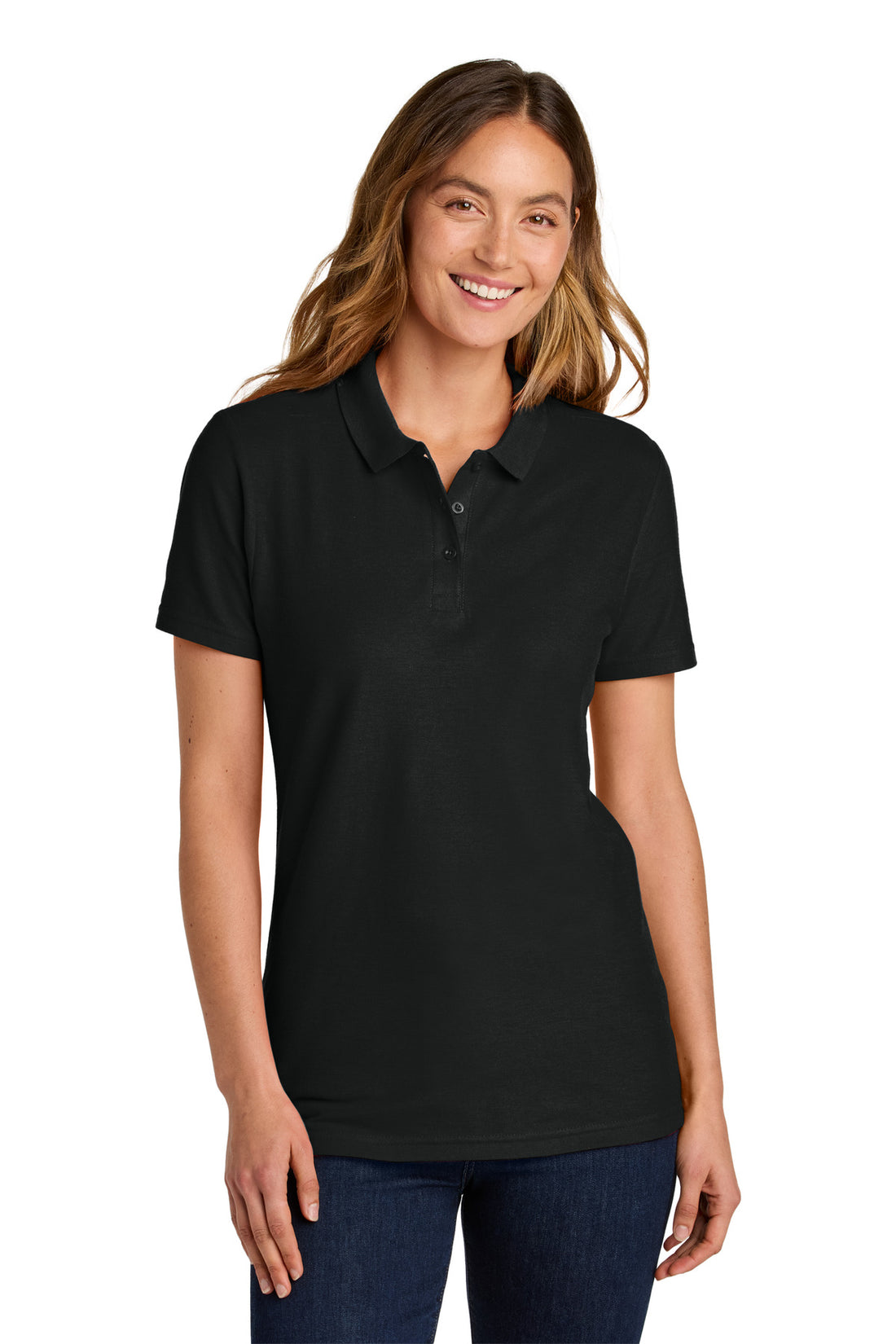 Gildan Softstyle® Women's Pique Polo 64800L - Black - 2XL