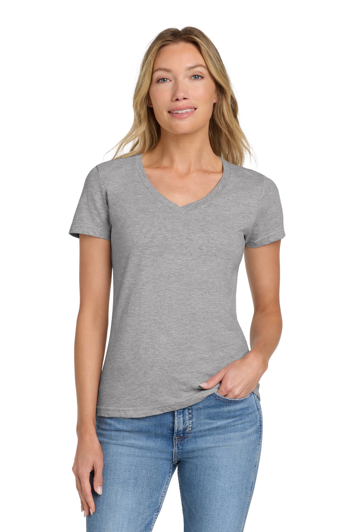 Gildan Softstyle® Women's Fit V-Neck T-Shirt. 64V00L