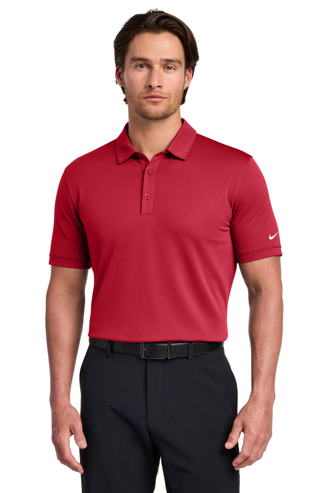 Nike Dri-FIT Solid Icon Pique Modern Fit Polo.  746099