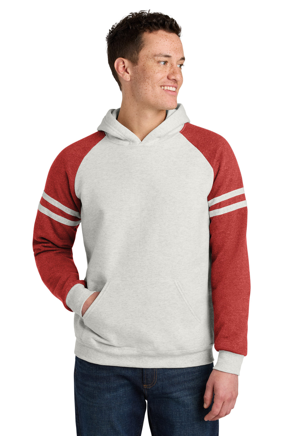 Jerzees® Unisex NuBlend® Varsity Colorblock Hooded Sweatshirt 97C